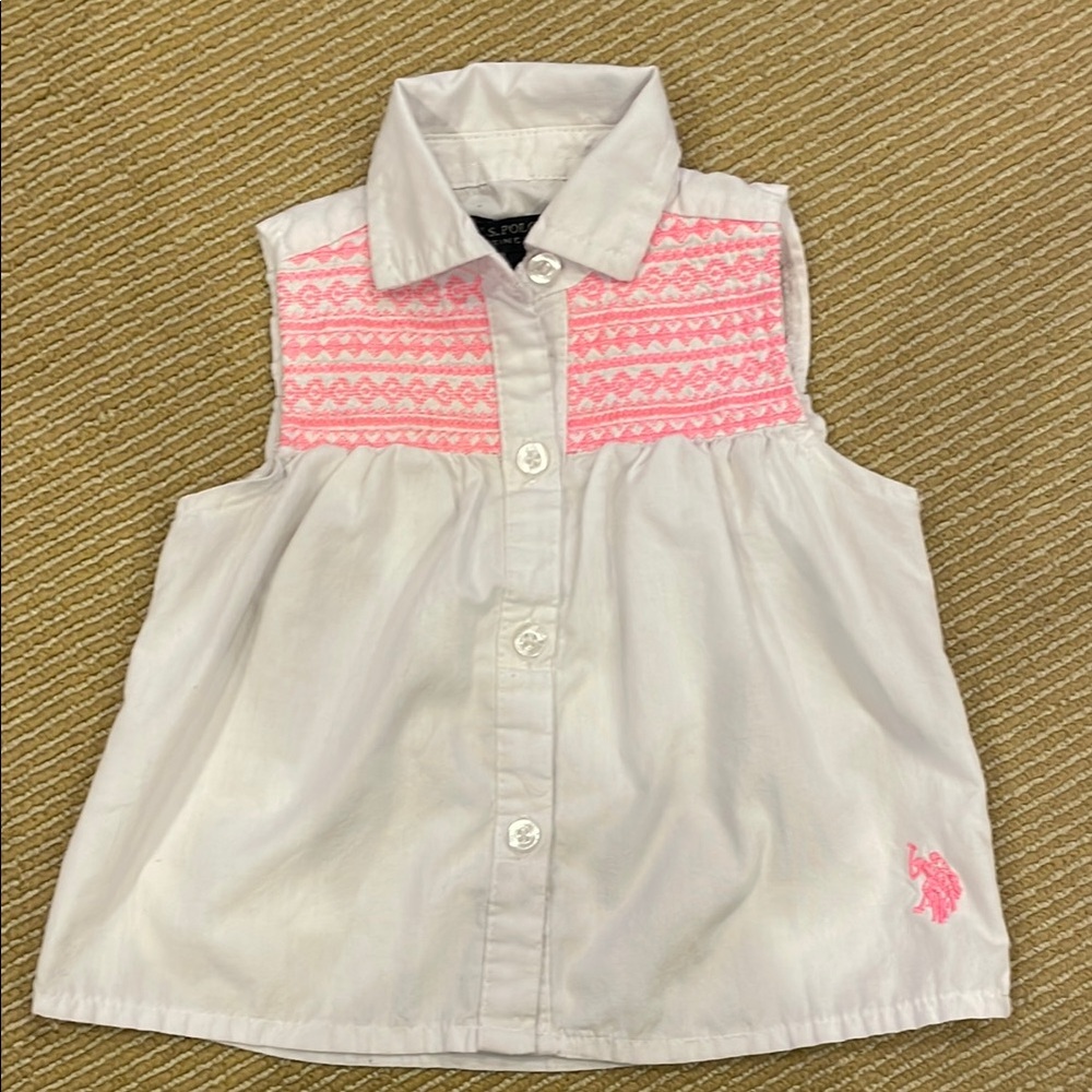 White blouse for toddlers